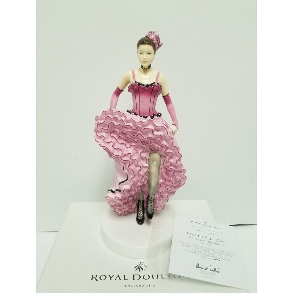 Royal Doulton French Can Can Dancer Figurine Rare Signed World Dances HN…